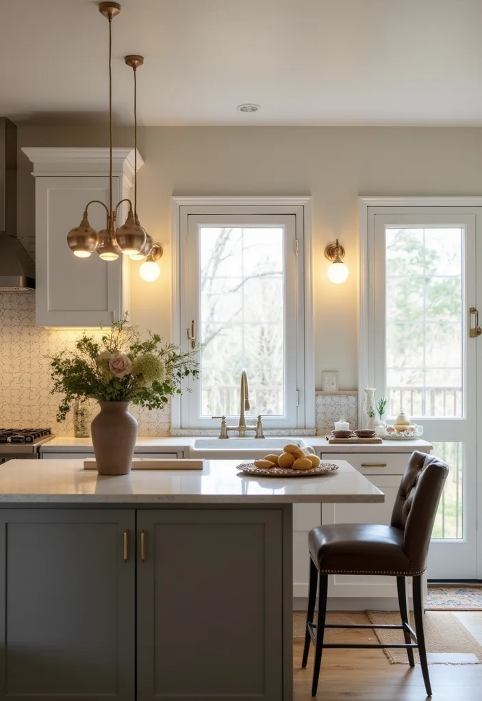 DIY Kitchen Wall Decor Ideas: A Stylish Home Guide with 19 Practical Inspirations - 16. DIY Wall-mounted Lighting