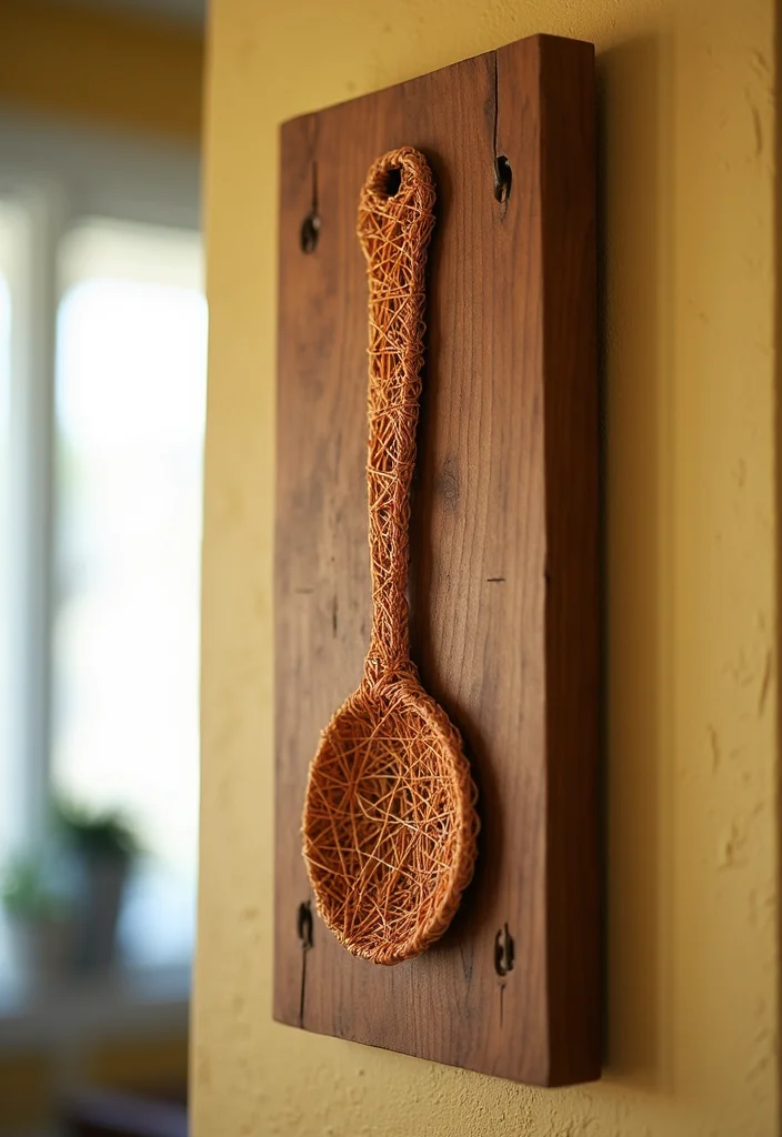 DIY Kitchen Wall Decor Ideas: A Stylish Home Guide with 19 Practical Inspirations - 3. String Art Wall Decor