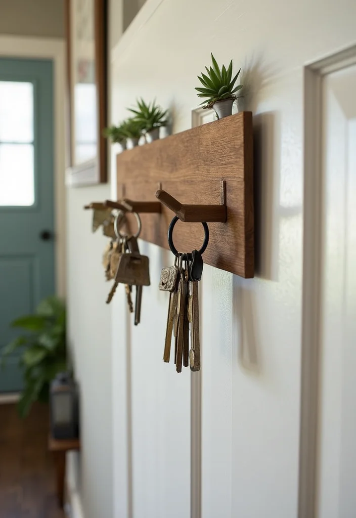 DIY Popsicle Stick Crafts Decor: A Fun Guide with 19 Easy Project Ideas - 16. Key Holder