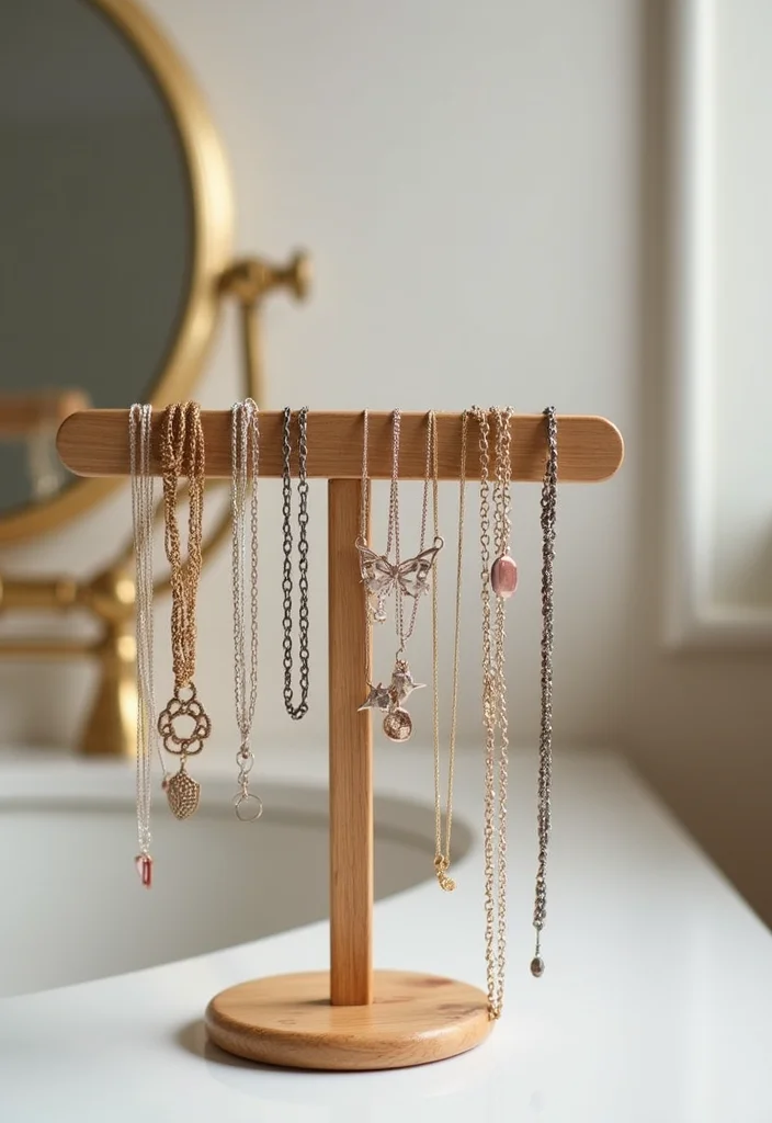 DIY Popsicle Stick Crafts Decor: A Fun Guide with 19 Easy Project Ideas - 8. Jewelry Holder