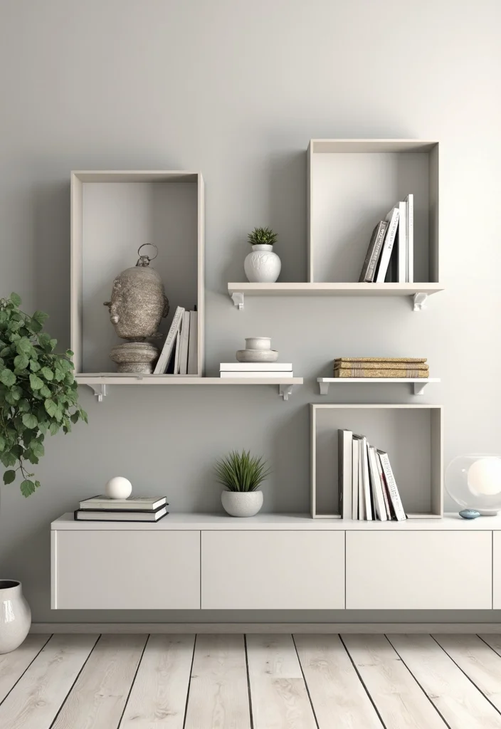 DIY Room Decor Ideas Wall Decorations: Transform Your Space with 18 Inspiring Touches - 14. Floating Shelves