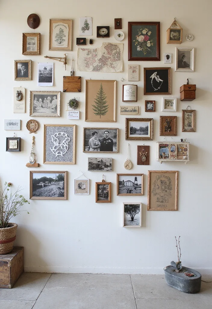 DIY Room Decor Ideas Wall Decorations: Transform Your Space with 18 Inspiring Touches - 16. Scrapbook Wall