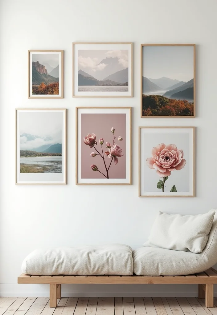 DIY Room Decor Ideas Wall Decorations: Transform Your Space with 18 Inspiring Touches - 2. Framed Nature Prints