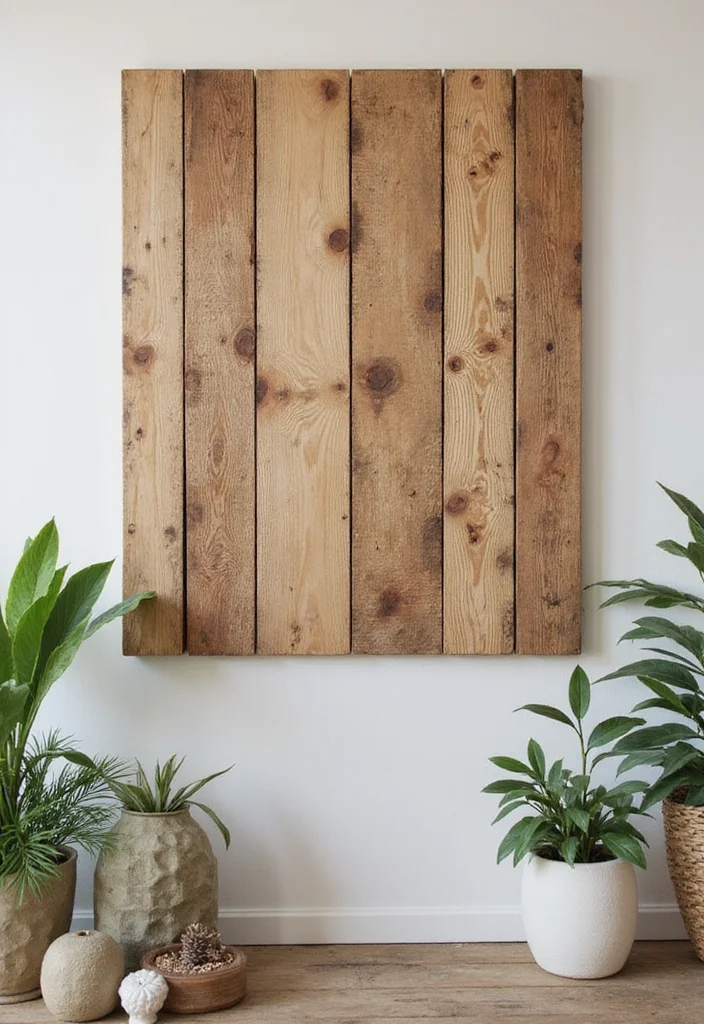 DIY Room Decor Ideas Wall Decorations: Transform Your Space with 18 Inspiring Touches - 4. Upcycled Wood Pallet Art