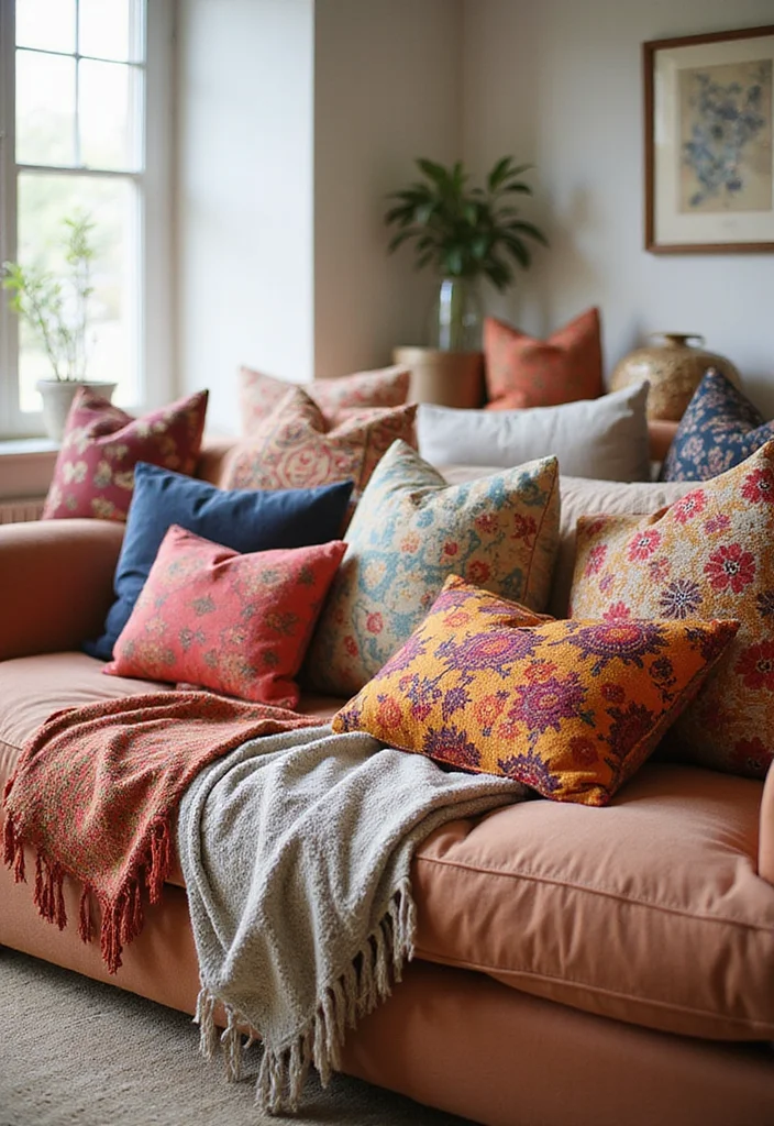 DIY Room Decor for Girls: A Sweet Guide with 17 Playful Styling Concepts - 10. Decorative Pillow Covers