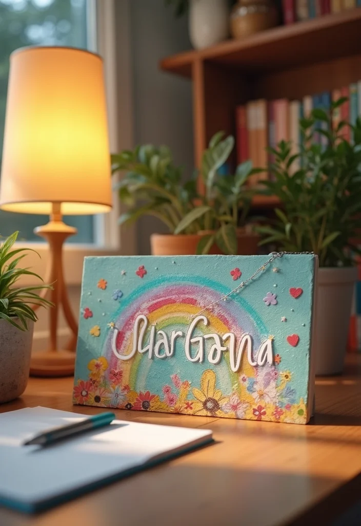 DIY Room Decor for Girls: A Sweet Guide with 17 Playful Styling Concepts - 14. Personalized Name Signs