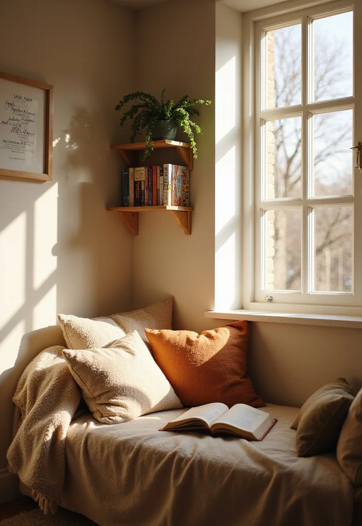 DIY Room Decor for Girls Teenagers: A Playful Guide with 17 Fun Inspirations - 11. Cozy Reading Nook