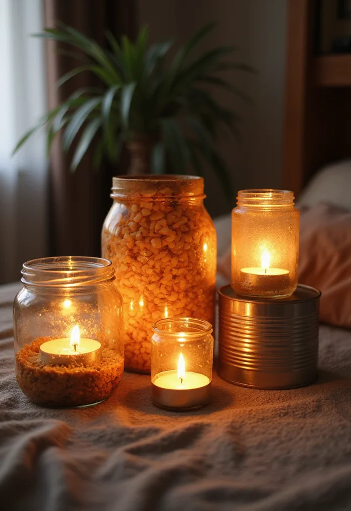 DIY Room Decor for Girls Teenagers: A Playful Guide with 17 Fun Inspirations - 14. DIY Candle Holders