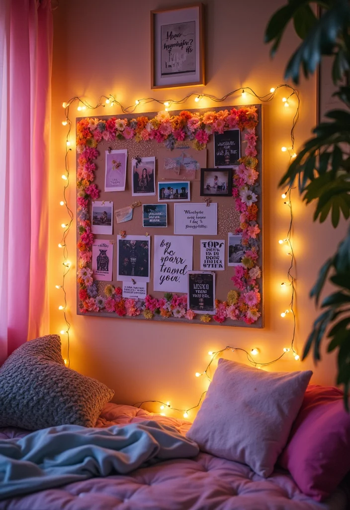 DIY Room Decor for Girls Teenagers: A Playful Guide with 17 Fun Inspirations - 7. DIY Bulletin Board