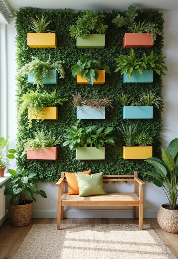 DIY Room Decor for Girls Teenagers: A Playful Guide with 17 Fun Inspirations - 8. DIY Garden Wall