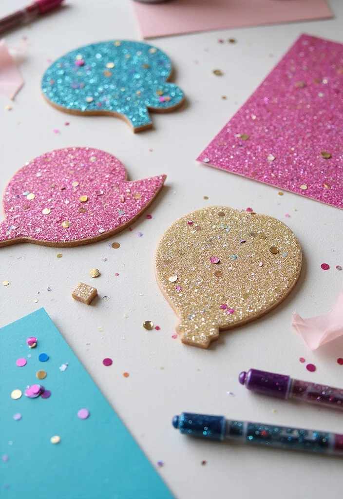 DIY Taylor Swift Party Decor: A Fun-Themed Guide with 17 Charming Inspirations - 1. Sparkly Invitation Cards