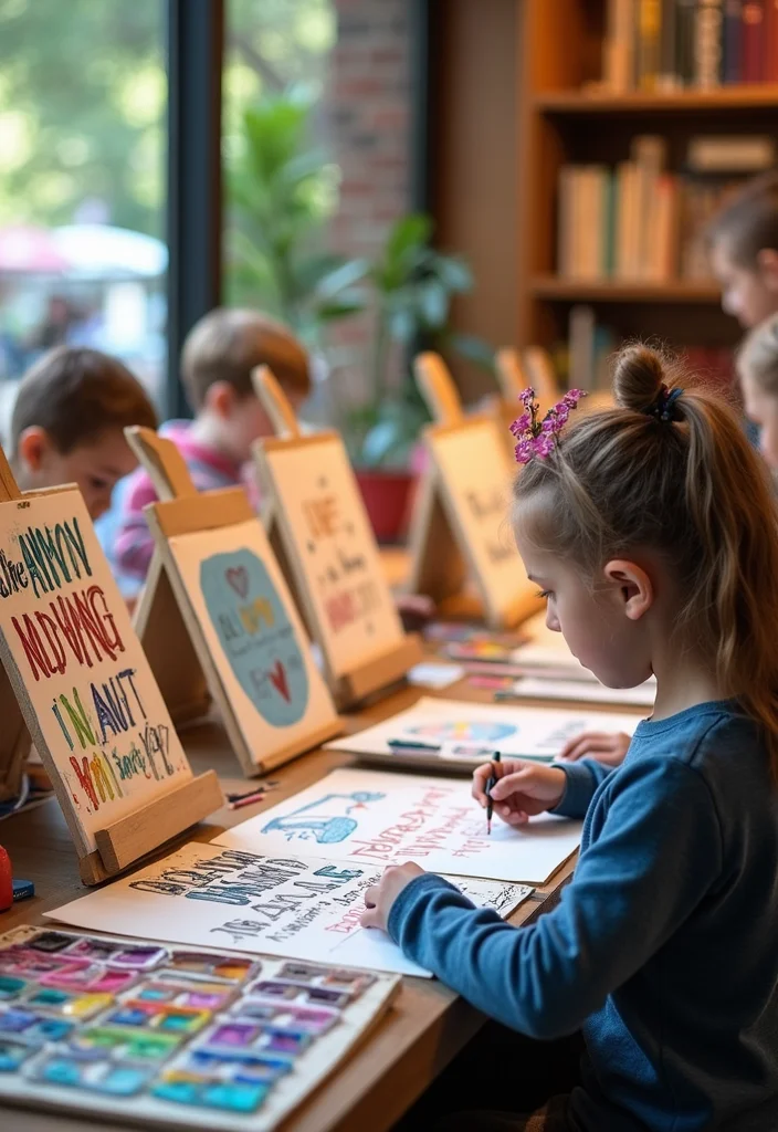 DIY Taylor Swift Party Decor: A Fun-Themed Guide with 17 Charming Inspirations - 12. Interactive Lyric Station