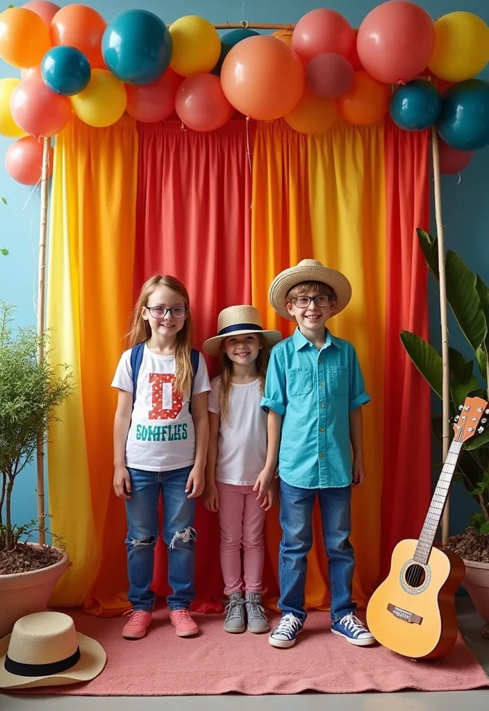 DIY Taylor Swift Party Decor: A Fun-Themed Guide with 17 Charming Inspirations - 3. DIY Photo Booth Backdrop