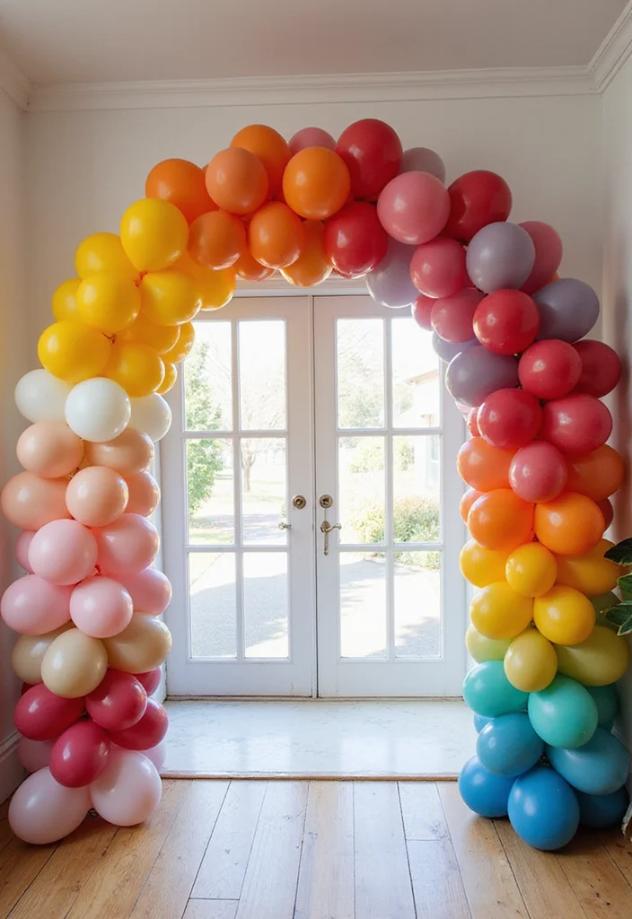 DIY Taylor Swift Party Decor: A Fun-Themed Guide with 17 Charming Inspirations - 6. Colorful Balloon Arch