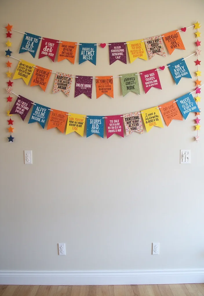 DIY Taylor Swift Party Decor: A Fun-Themed Guide with 17 Charming Inspirations - 8. Lyrics Banners