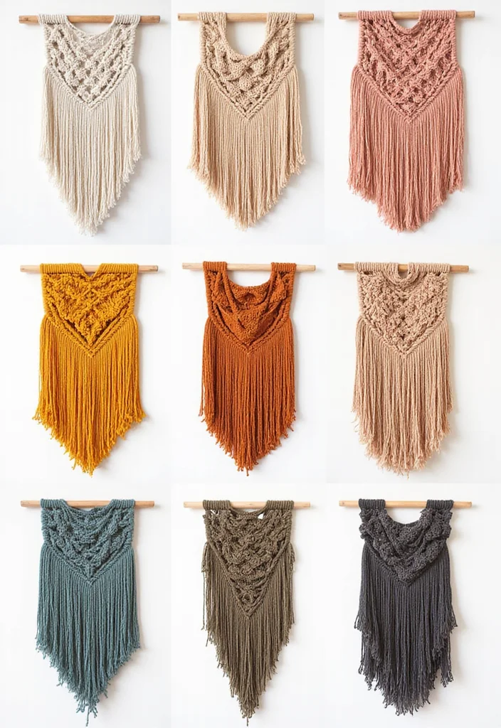 DIY Wall Hanging Crafts Room Decor: A Step-by-Step Guide with 20 Stylish Inspirations - 15. Seasonal Macramé Wall Hangings