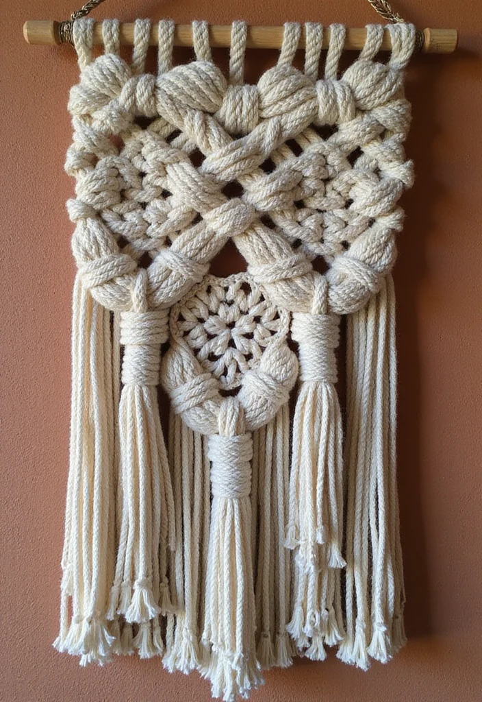 DIY Wall Hanging Crafts Room Decor: A Step-by-Step Guide with 20 Stylish Inspirations - 16. Creative Knots Wall Hanging