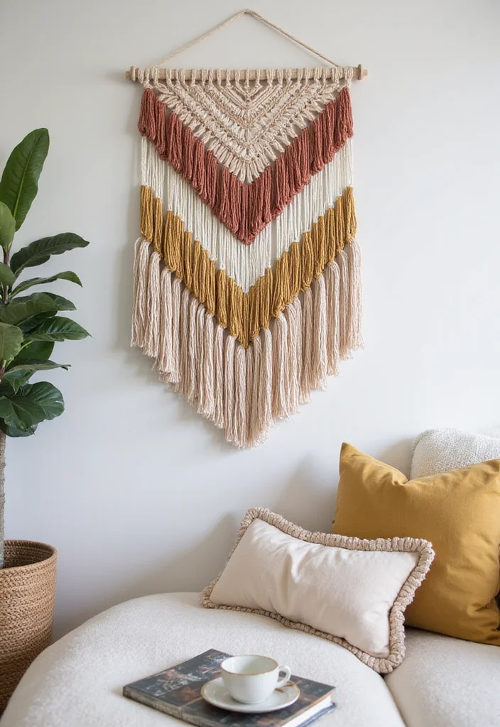 DIY Wall Hanging Crafts Room Decor: A Step-by-Step Guide with 20 Stylish Inspirations - 2. Geometric Wall Hanging