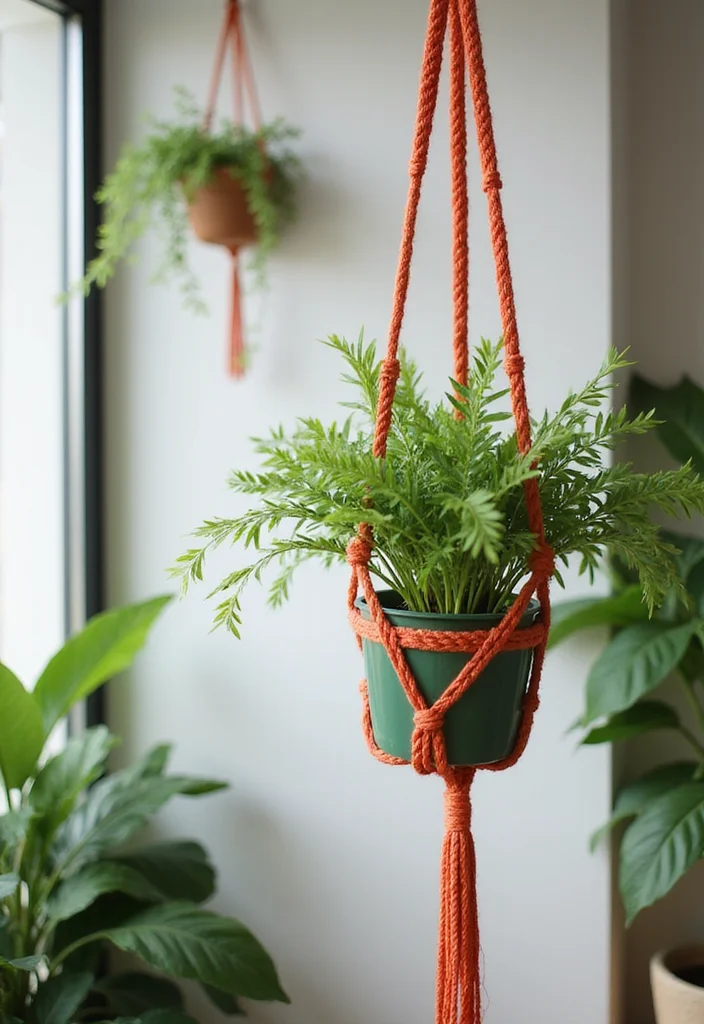DIY Wall Hanging Crafts Room Decor: A Step-by-Step Guide with 20 Stylish Inspirations - 3. Plant Hanger Wall Hanging