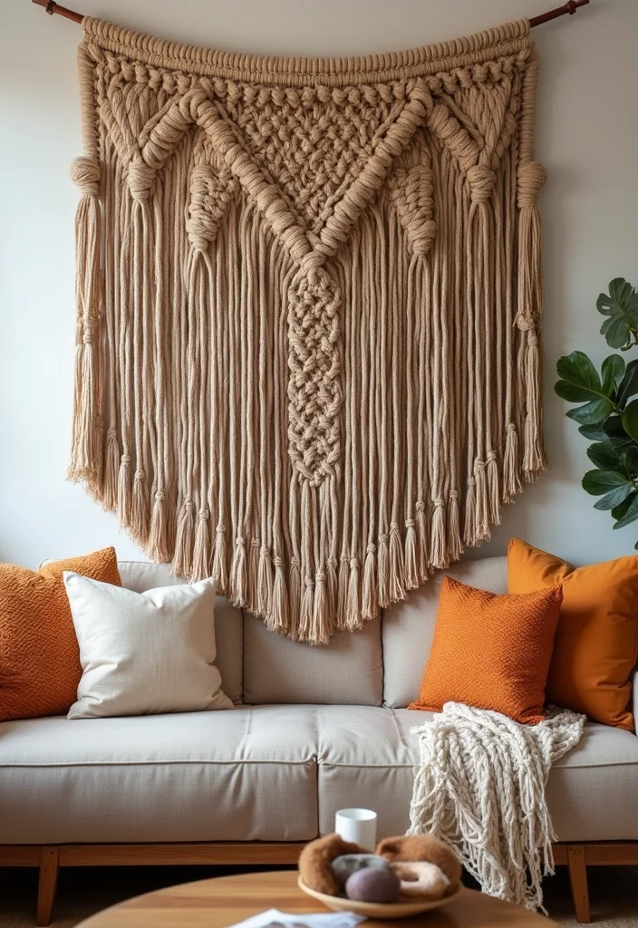 DIY Wall Hanging Crafts Room Decor: A Step-by-Step Guide with 20 Stylish Inspirations - 7. Boho Wall Tapestry