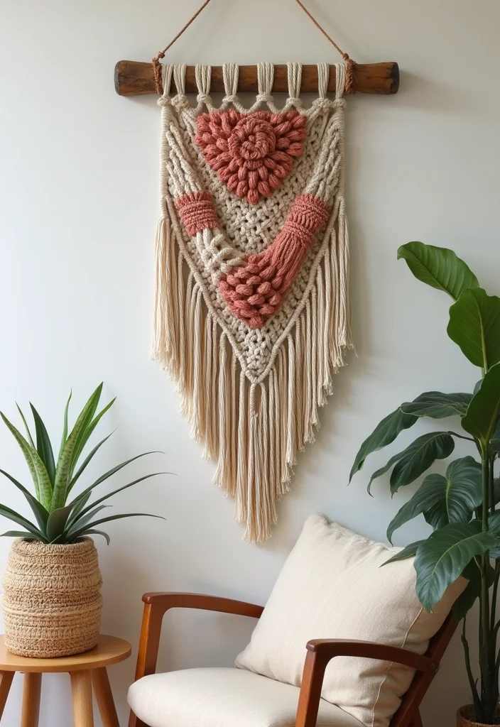 DIY Wall Hanging Crafts Room Decor: A Step-by-Step Guide with 20 Stylish Inspirations - 8. Mixed Media Macramé Art