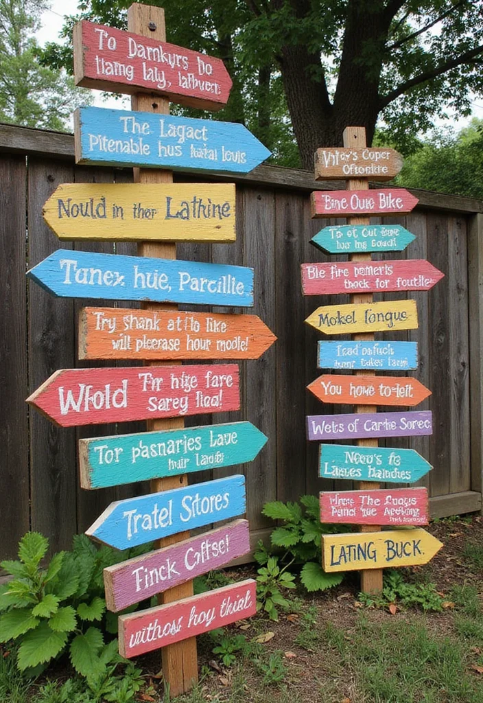 DIY Wood Art Wall Decor: A Rustic Home Guide with 18 Handmade Inspirations - 3. Hand-painted Wooden Signs