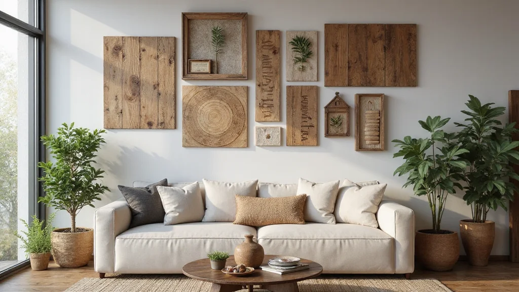 DIY Wood Art Wall Decor: A Rustic Home Guide with 18 Handmade Inspirations