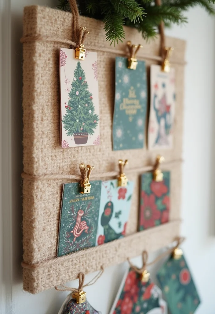 Dollar Tree Crafts DIY Christmas Decor: A Budget-Friendly Guide with 20 Creative Ideas - 20. DIY Holiday Card Holder