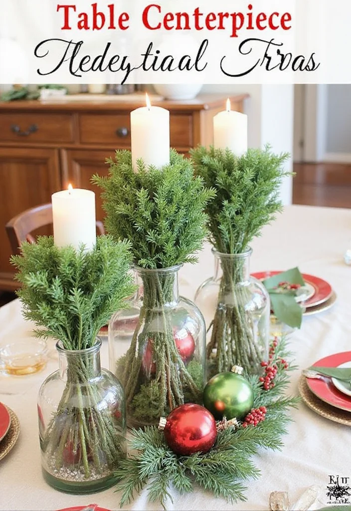 Dollar Tree DIY Christmas Decor: A Budget-Friendly Guide with 19 Holiday Ideas - 4. Festive Centerpieces Using Dollar Tree Finds