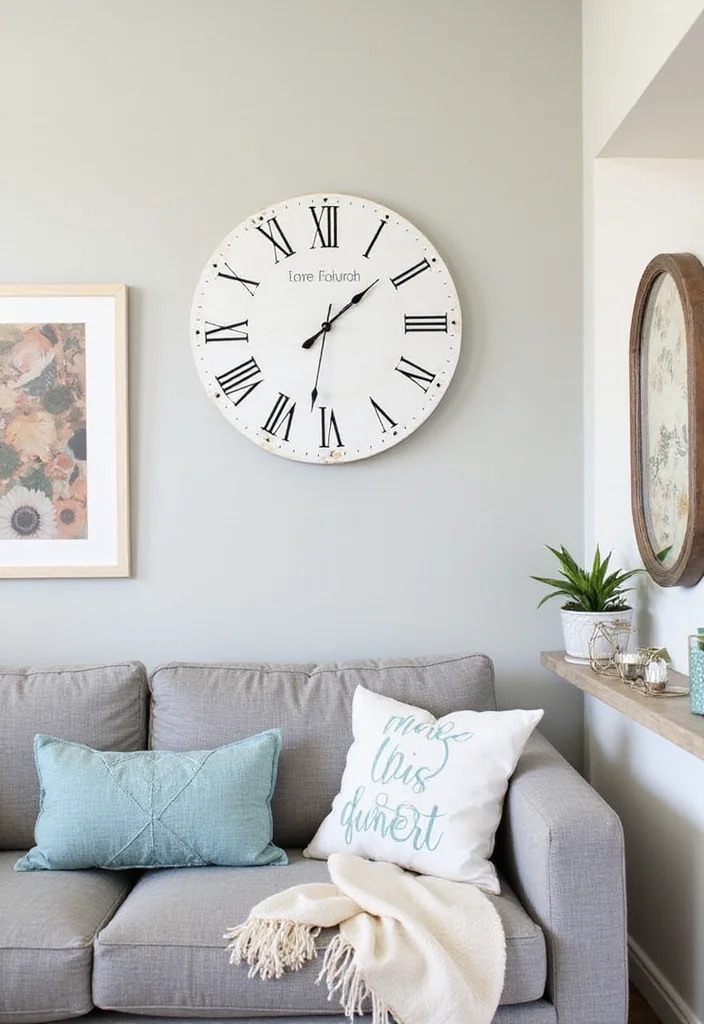 Dollar Tree Glam Decor DIY: A Chic & Sparkling Guide with 17 Stylish Concepts - 16. Charming Wall Clocks