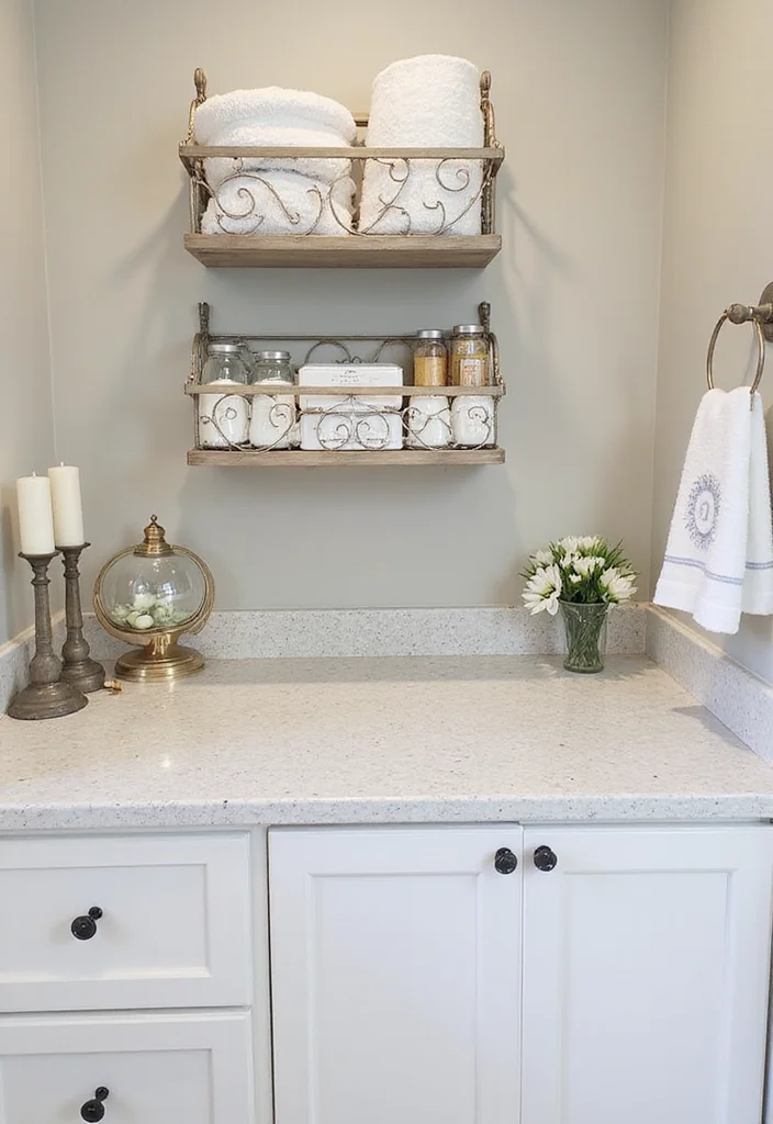 Dollar Tree Glam Decor DIY: A Chic & Sparkling Guide with 17 Stylish Concepts - 5. Elegant Bathroom Accents