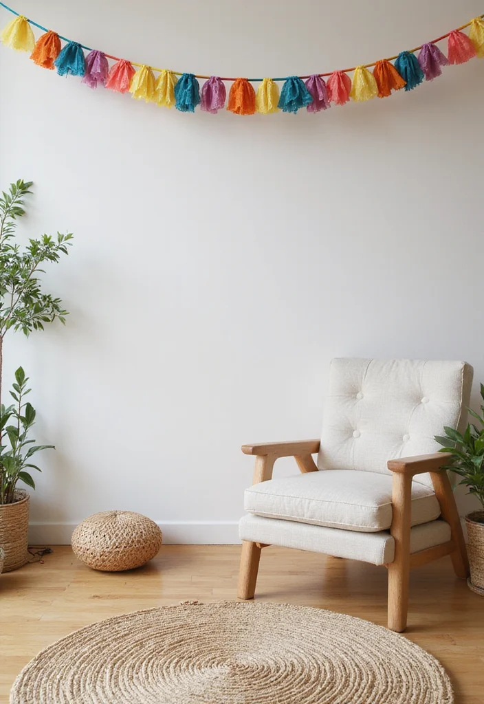 Dollar Tree Room Decor DIY: A Budget-Friendly Guide with 17 Creative Ideas - 9. Whimsical Garland