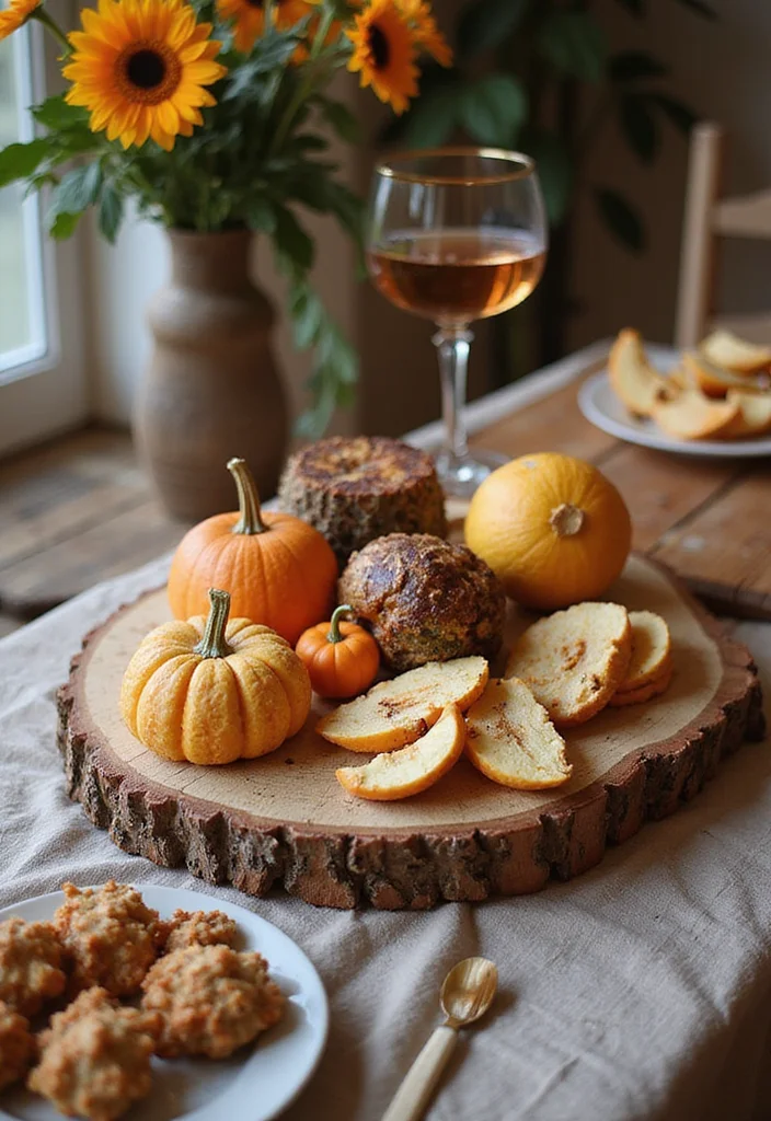 Dollar Tree Thanksgiving Decor DIY: A Cozy Fall Guide with 20 Festive Inspirations - 18. Rustic Serving Trays