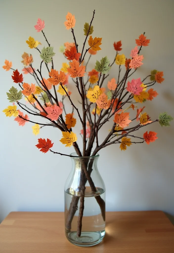 Dollar Tree Thanksgiving Decor DIY: A Cozy Fall Guide with 20 Festive Inspirations - 5. Thanksgiving Gratitude Tree