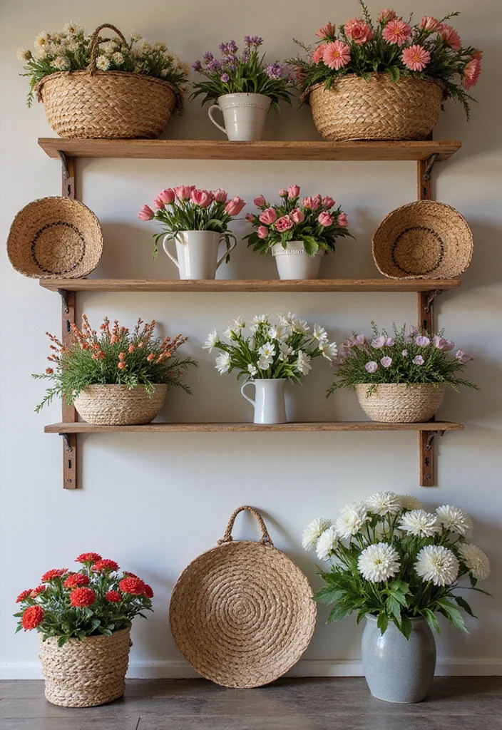 Dollar Tree Wall Decor DIY: A Creative Budget Guide with 18 Affordable Ideas - 10. Decorative Baskets