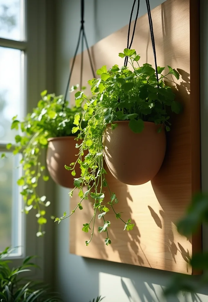 Dollar Tree Wall Decor DIY: A Creative Budget Guide with 18 Affordable Ideas - 5. Hanging Planters