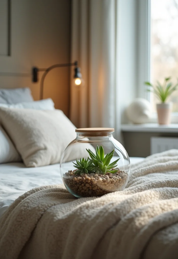 Easy DIY Bedroom Decor Ideas: A Cozy Guide with 20 Stylish Inspirations - 3. DIY Terrarium