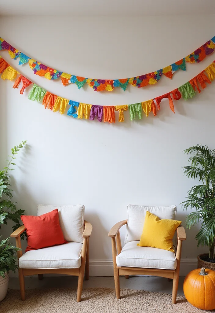 Home Decor DIY Ideas Creative Crafts: A Fun Guide with 19 Artistic Inspirations - 19. Fabric Banner