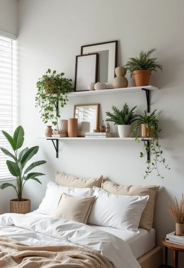 Mirror Wall Decor Bedroom DIY: An Elegant Guide with 18 Reflective Inspirations - 11. Mirrored Shelves