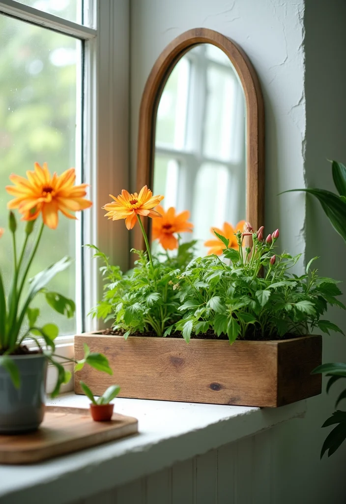 Mirror Wall Decor Bedroom DIY: An Elegant Guide with 18 Reflective Inspirations - 15. DIY Mirror Garden