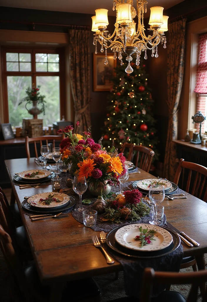 Nightmare Before Christmas DIY Decor: A Spooky Holiday Guide with 19 Fun Inspirations - 11. Festive Table Settings