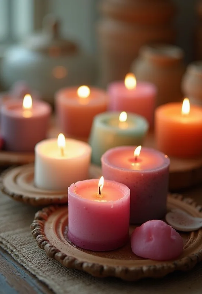 Therian Room Decor Ideas DIY: A Unique & Mythical Guide with 17 Styling Concepts - 10. Dreamy Aromatherapy Candles