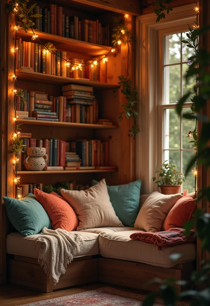 Therian Room Decor Ideas DIY: A Unique & Mythical Guide with 17 Styling Concepts - 11. Magical Book Nook