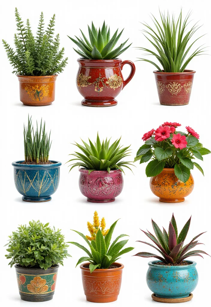 Therian Room Decor Ideas DIY: A Unique & Mythical Guide with 17 Styling Concepts - 13. Enchanted Garden Planters