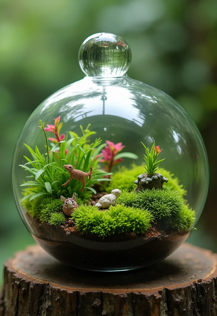 Therian Room Decor Ideas DIY: A Unique & Mythical Guide with 17 Styling Concepts - 5. Woodland Terrariums