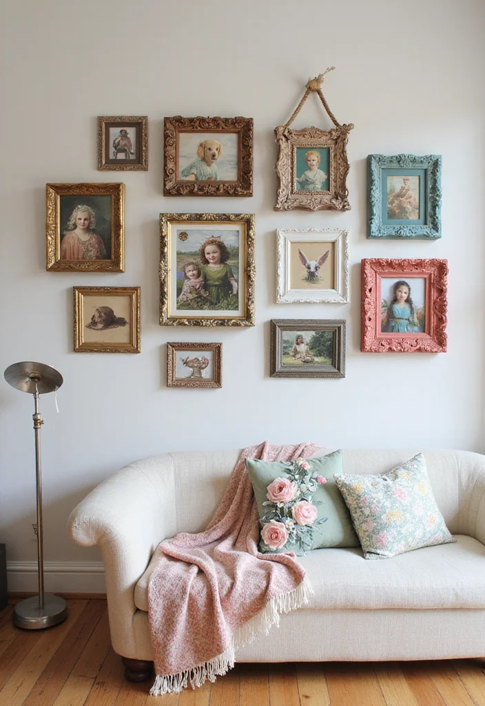 Therian Room Decor Ideas DIY: A Unique & Mythical Guide with 17 Styling Concepts - 7. Whimsical Photo Frames