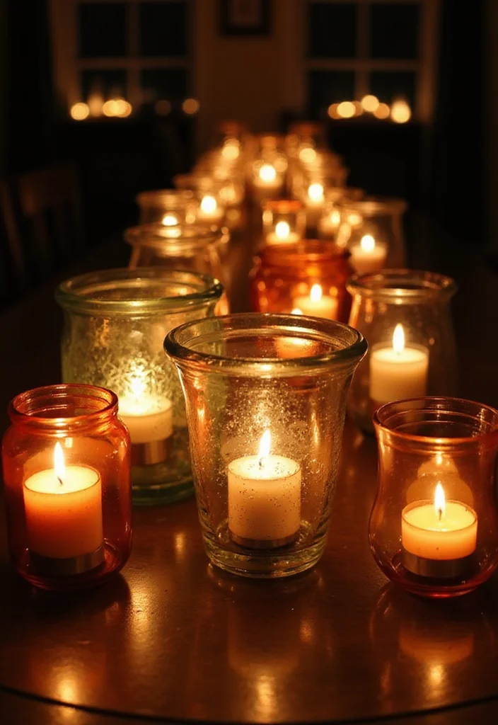 Unique DIY Home Decor Ideas: A Creative Guide with 17 Artistic Inspirations - 15. Upcycled Candle Holders