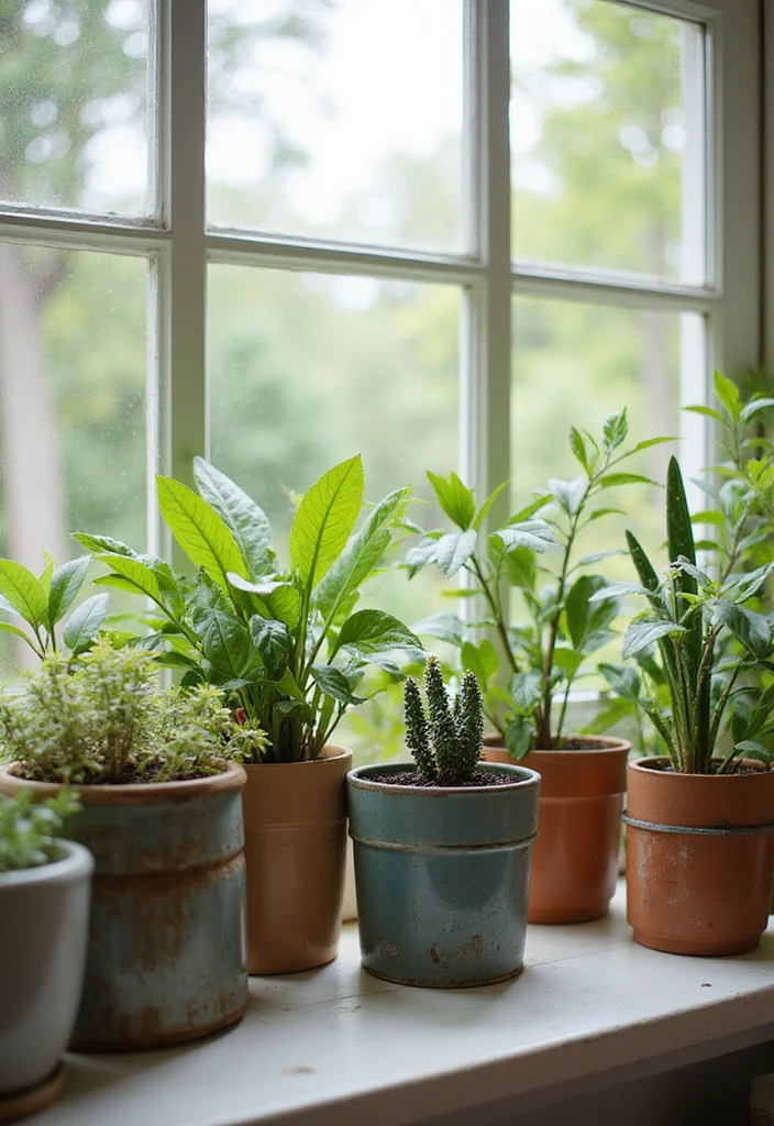 Unique DIY Home Decor Ideas: A Creative Guide with 17 Artistic Inspirations - 9. Upcycled Plant Pots