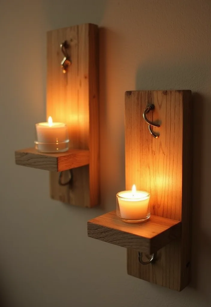 Wall Decor Bedroom DIY Creative: A Stylish Guide with 20 Unique Concepts - 14. Wall Sconces for Ambiance