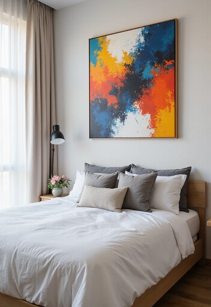 Wall Decor Bedroom DIY Creative: A Stylish Guide with 20 Unique Concepts - 6. DIY Canvas Art